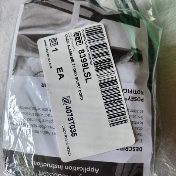 Posey 3 separate pieces, 2 Separate Chair Alarms and NWT Safety Belt - Picture 9 of 12